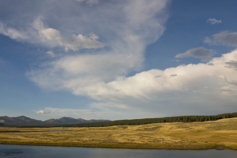 Clouds Above Yellowstone River